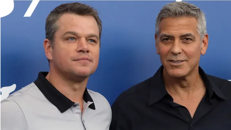 Matt Damon and George Clooney