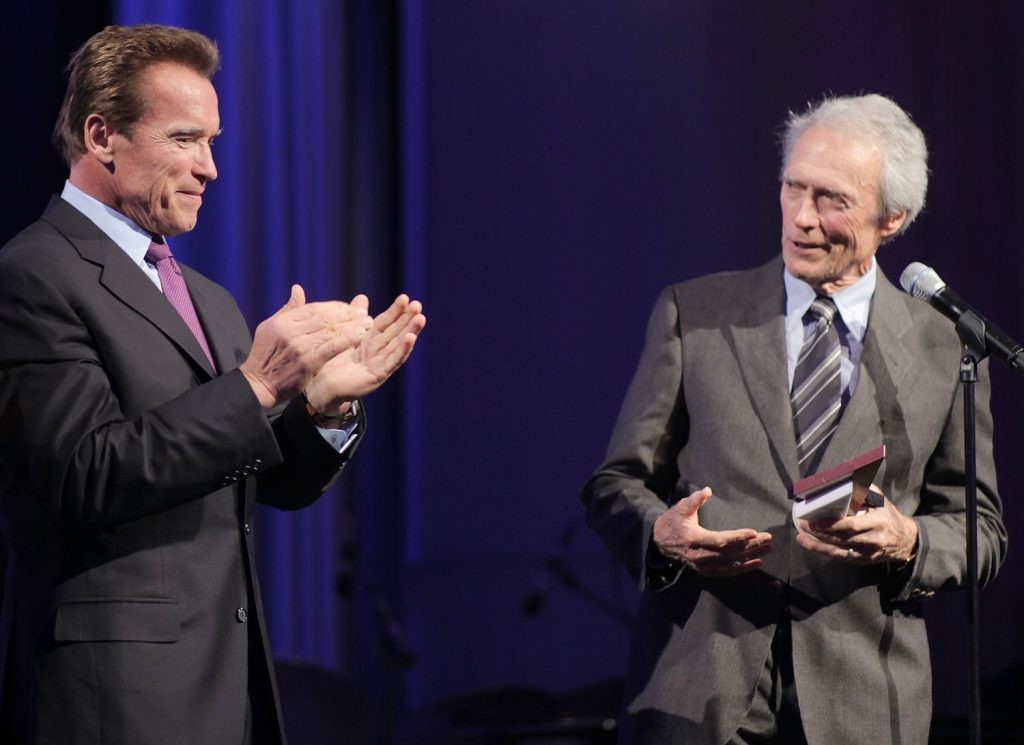 Arnold Schwarzenegger and Clint Eastwood