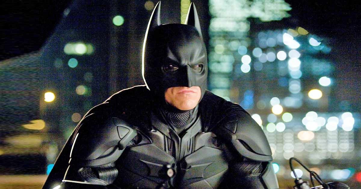 Christian Bale as Batman in a still from The Dark Knight