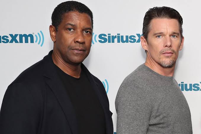 Ethan Hawke and Denzel Washington