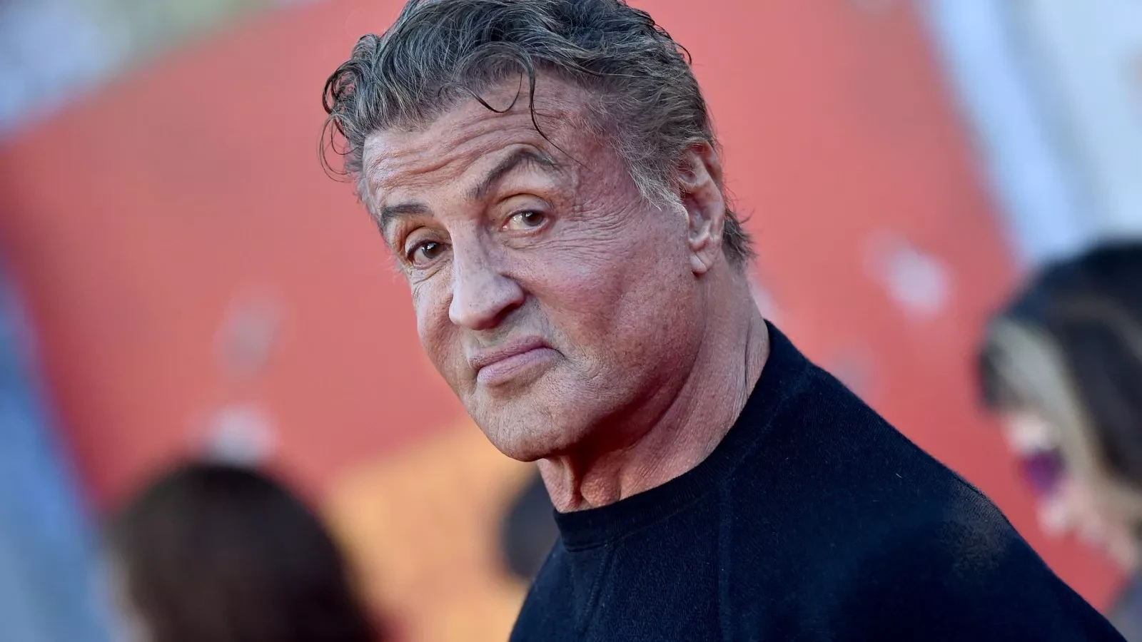 Sylvester Stallone gatecrashed the party