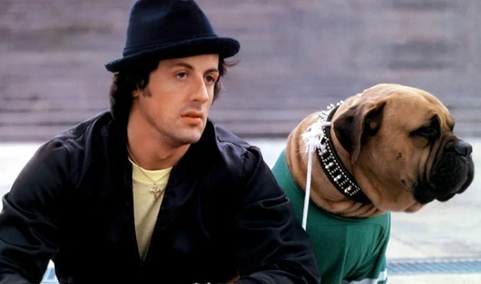 Sylvester Stallone and Butkus in Rocky