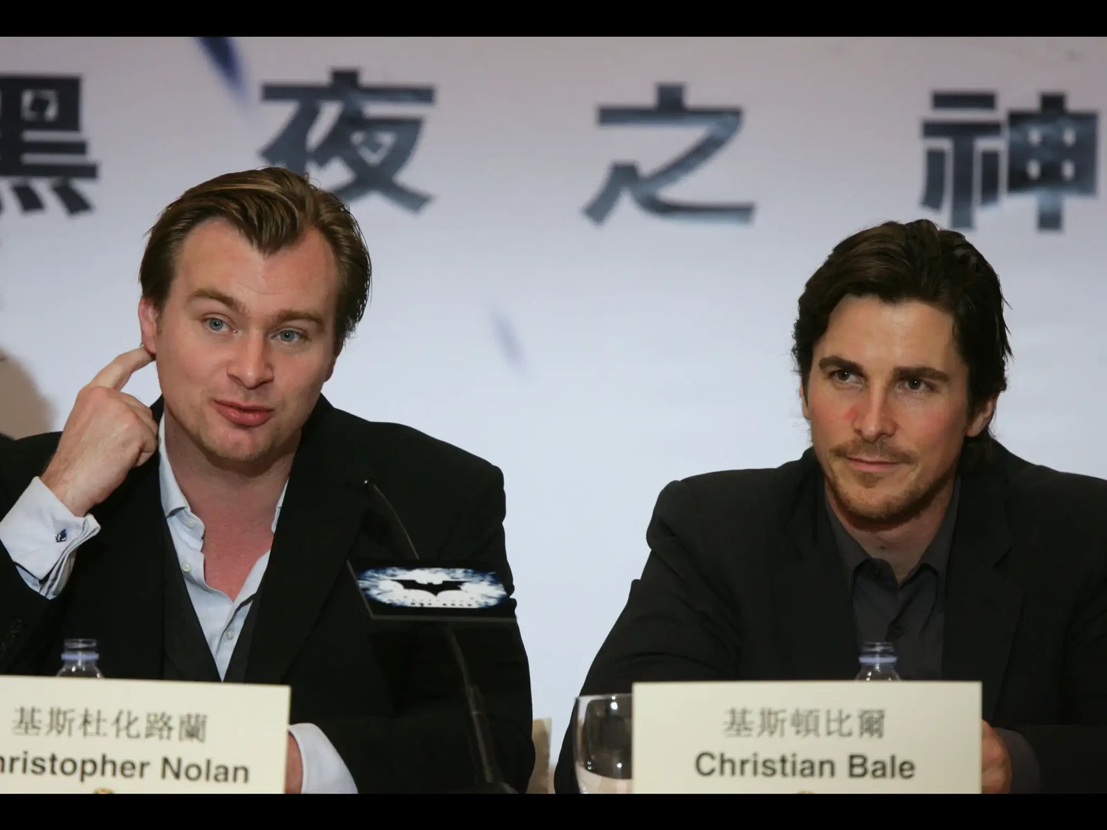 Christian Bale and Christopher Nolan