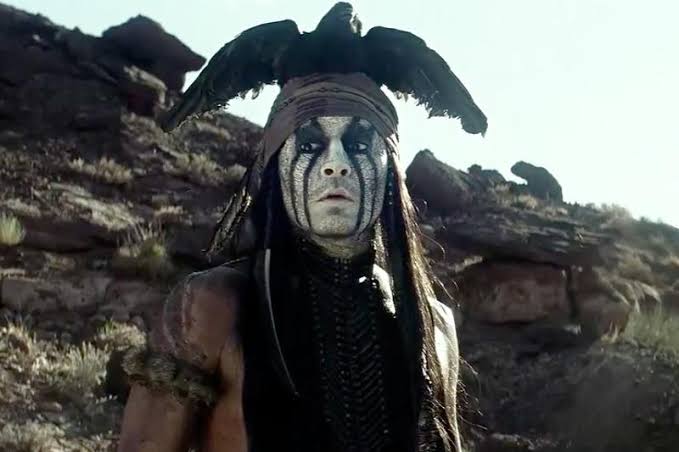 Johnny Depp in Lone Ranger 