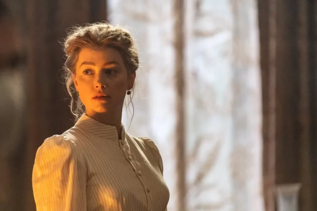 Amber Heard in her new movie In the Fire