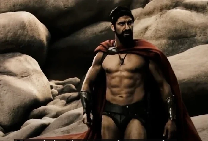 Gerard Butler as Leonidas 1 in a still from 300: Rise of An Empire