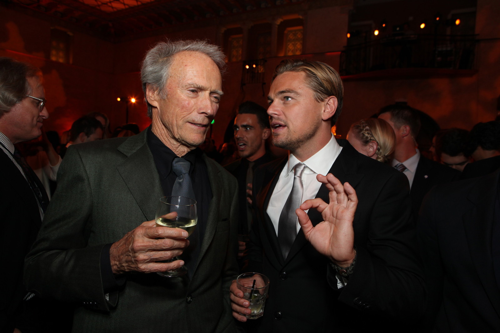 Leonardo DiCaprio and Clint Eastwood