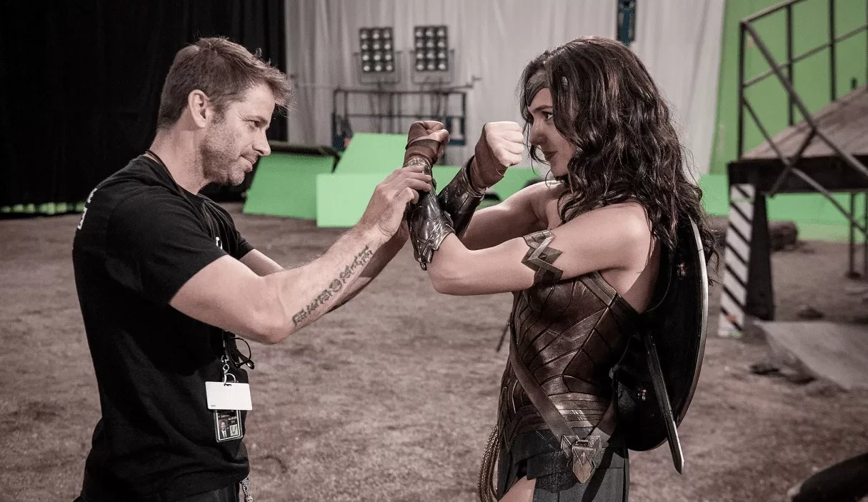 Zack Snyder and Gal Gadot