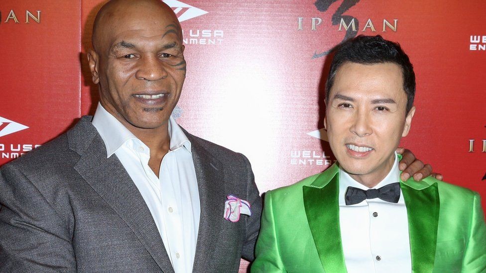 Donnie Yen and Mike Tyson