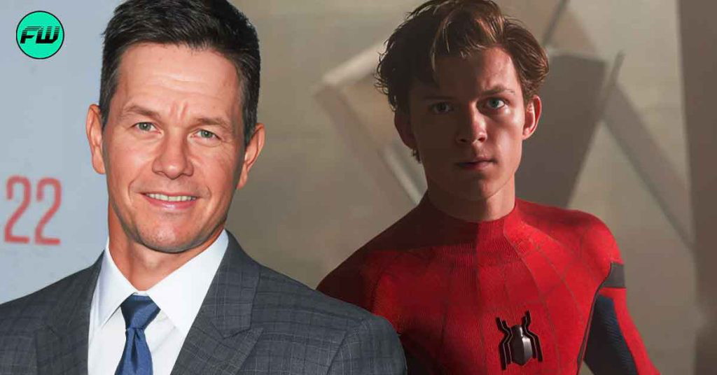 Tom Holland and Mark Wahlberg