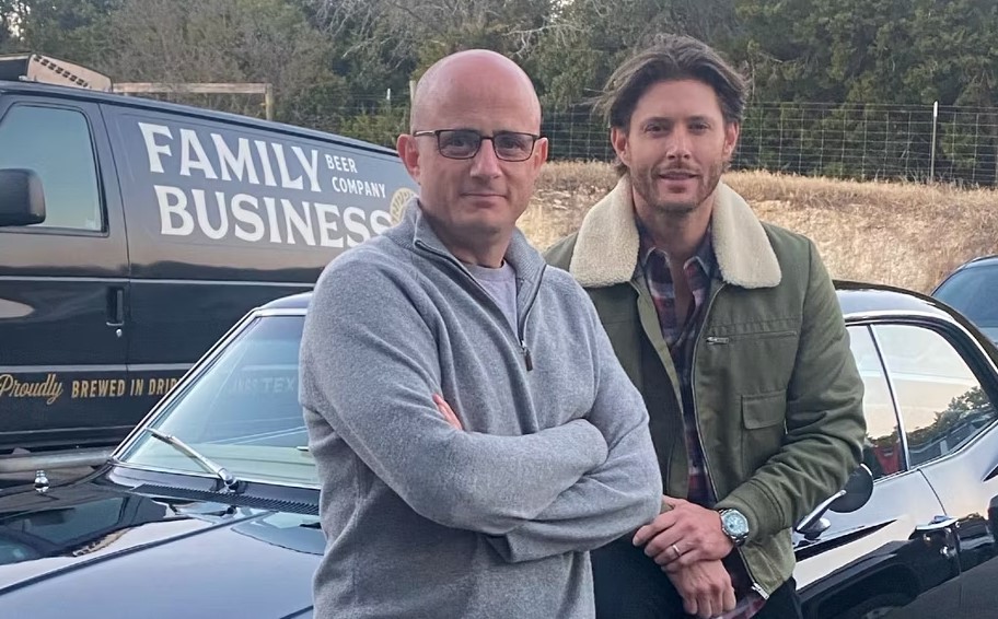 Eric Kripke with Jensen Ackles