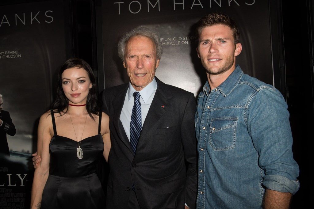 Scott Eastwood with father and sister
