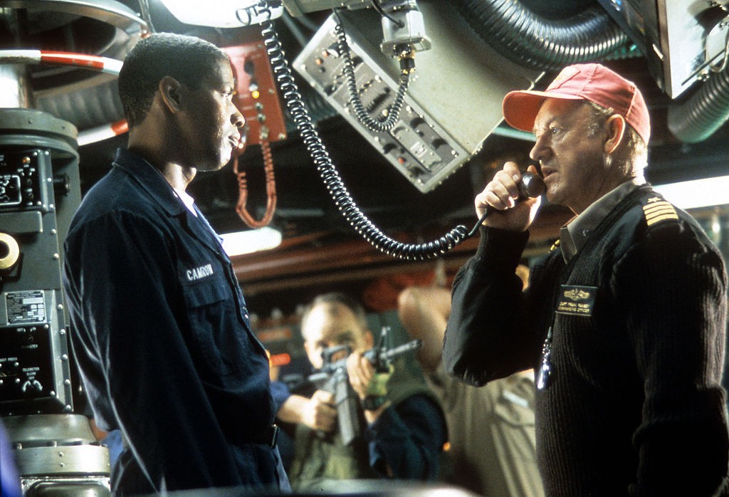 Denzel Washington And Gene Hackman In 'Crimson Tide'