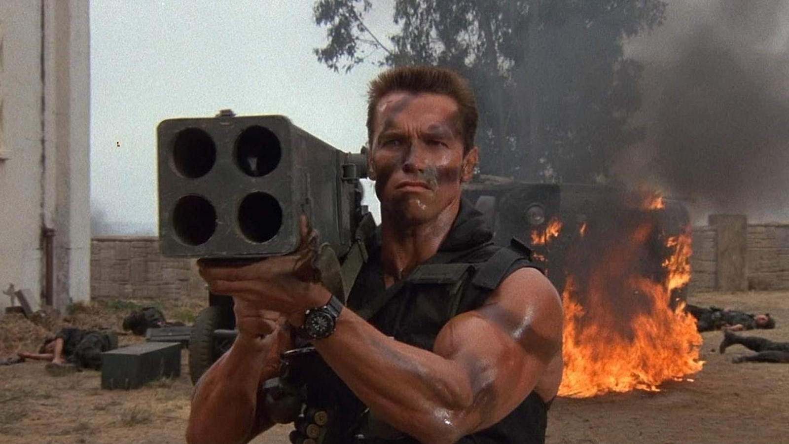 Arnold Schwarzenegger in Commando