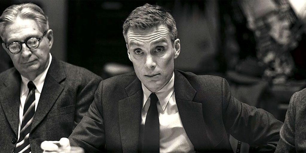 Cillian Murphy in and as Oppenheimer