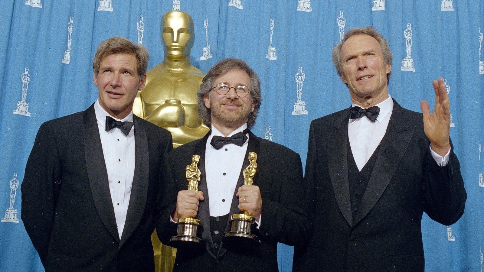 Clint Eastwood, Harrison Ford and Steven Spielberg