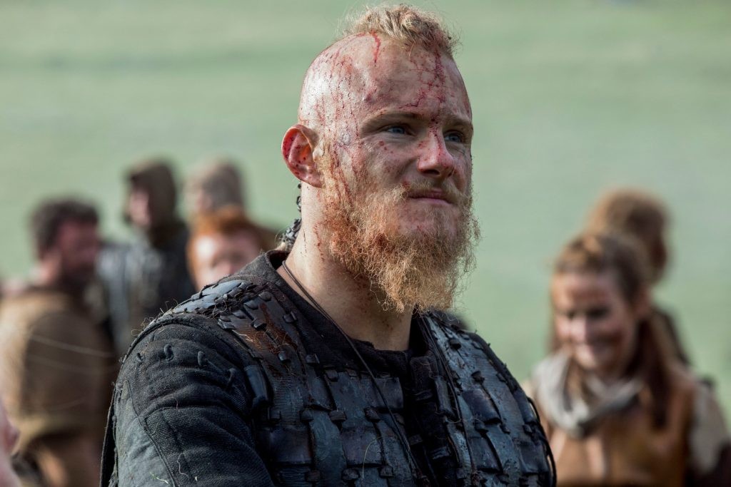 Alexander Ludwig as Bjorn Lothbrok in a still from Vikings
