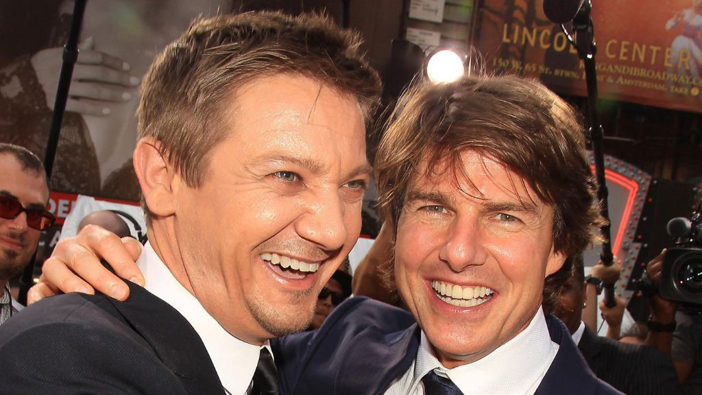 Jeremy Renner with Tom Cruise