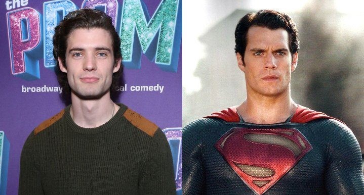 In the future Superman movies, David Corenswet has been cast as Superman.  This is a reference to the fact that Henry Cavill just can't have any good  luck in the cinema or