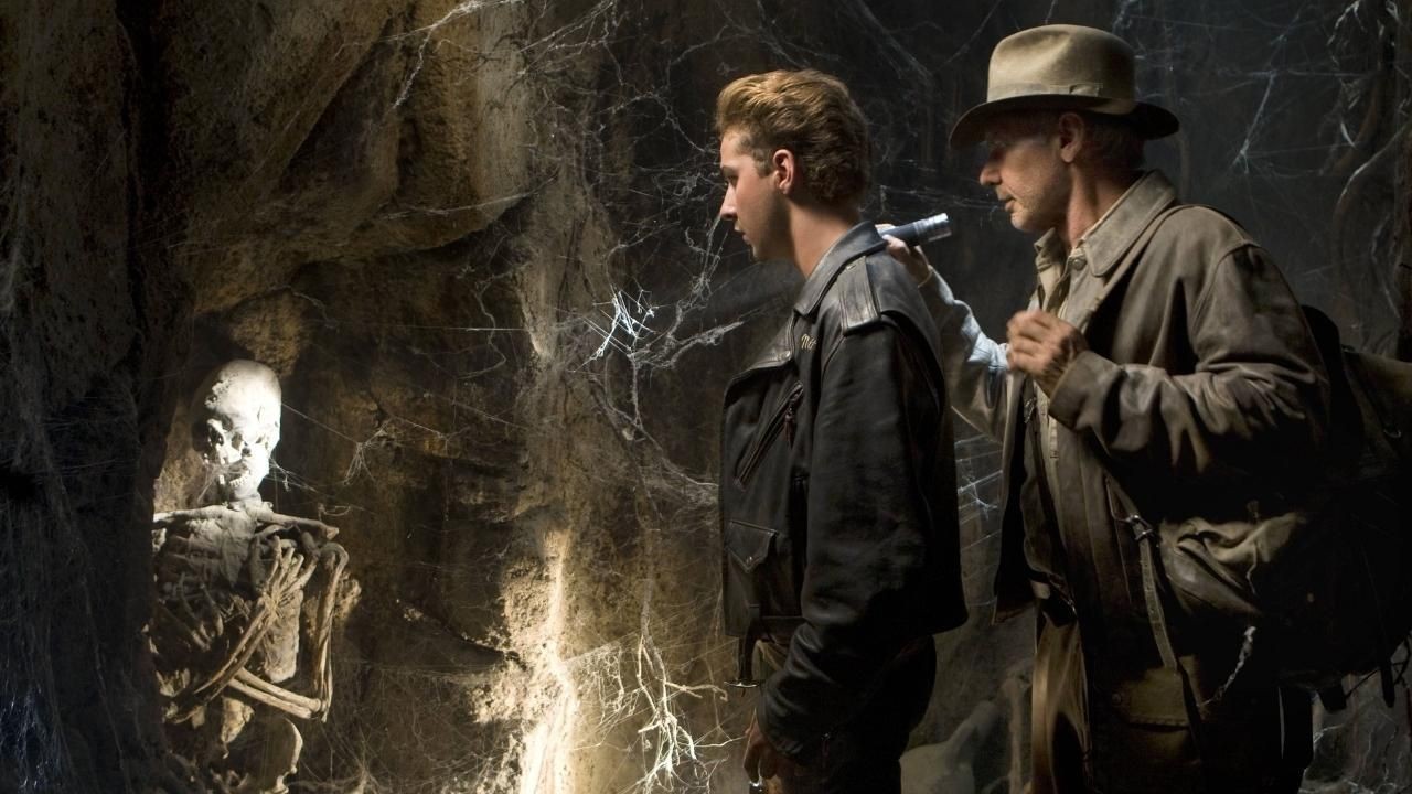 Shia LaBeouf and Harrison Ford in Indiana Jones
