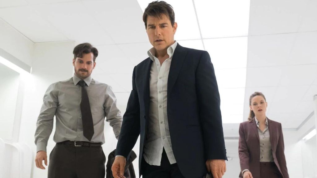 Henry Cavill and Tom Cruise in Mission: Impossible 6