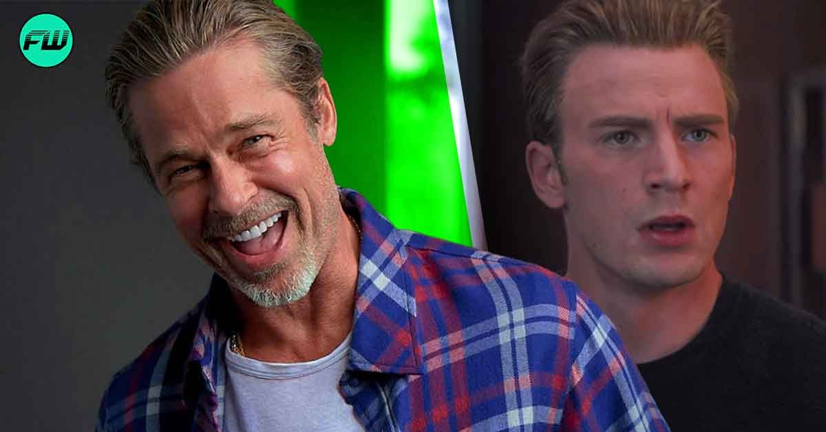Brad Pitt Made Marvel Star Chris Evans Cry Like a Baby
