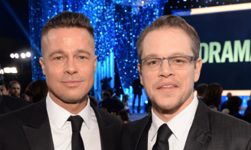 Matt Damon and Brad Pitt 