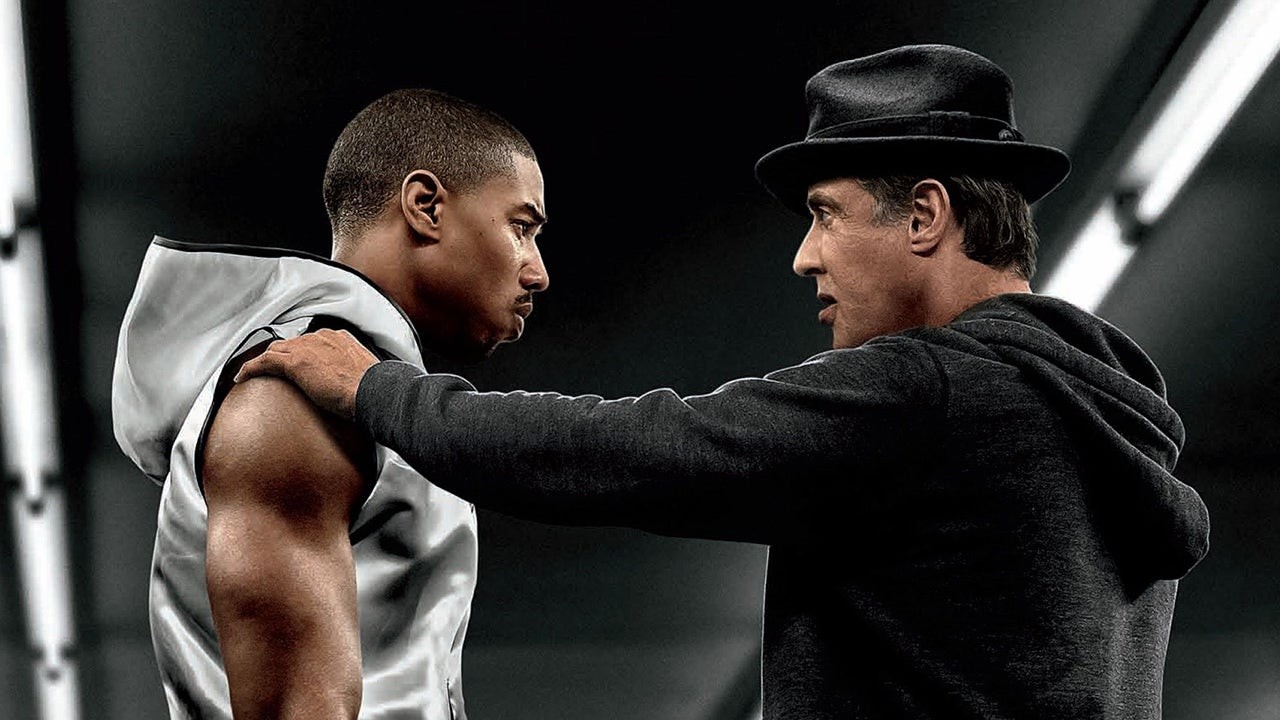 Sylvester Stallone with Michael B. Jordan in Creed (2015)