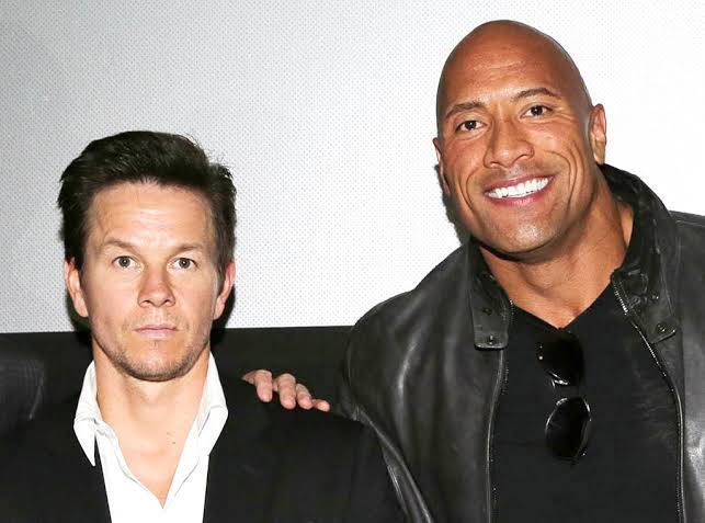 Mark Wahlberg and Dwayne Johnson 