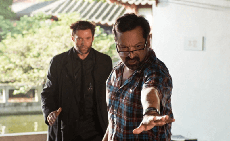 Hugh Jackman and James Mangold 