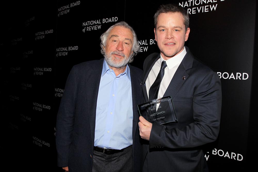 Robert De Niro and Matt Damon