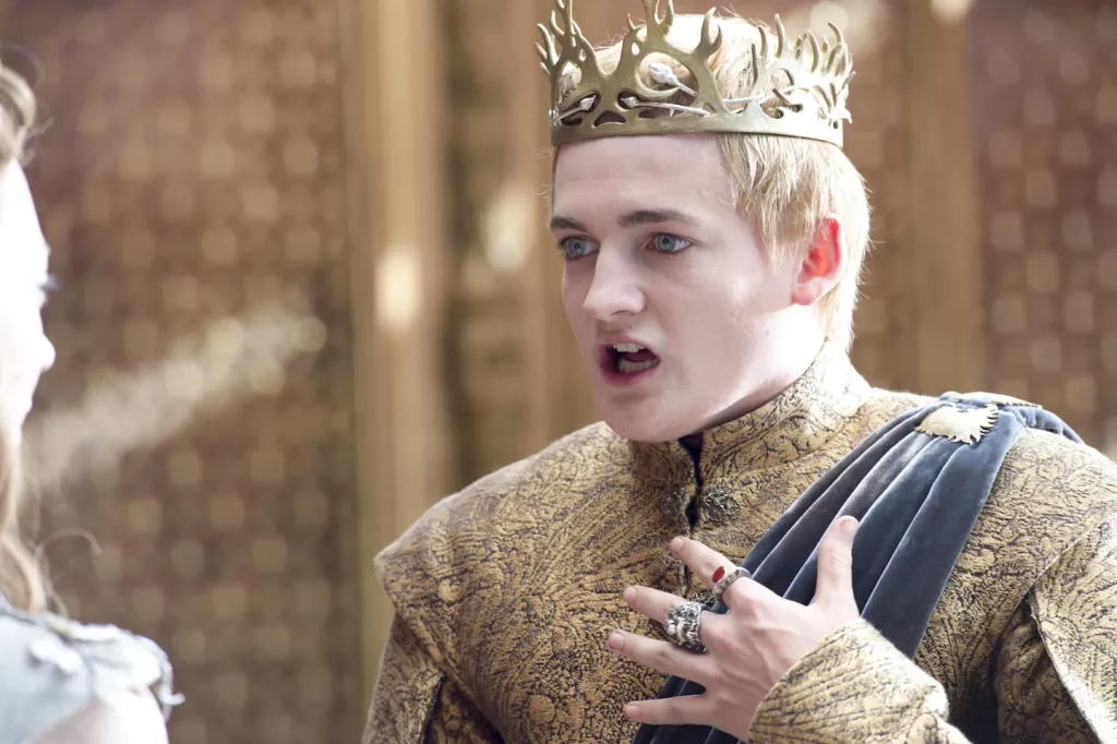 Jack Gleeson in a still from HBO's Game of Thrones