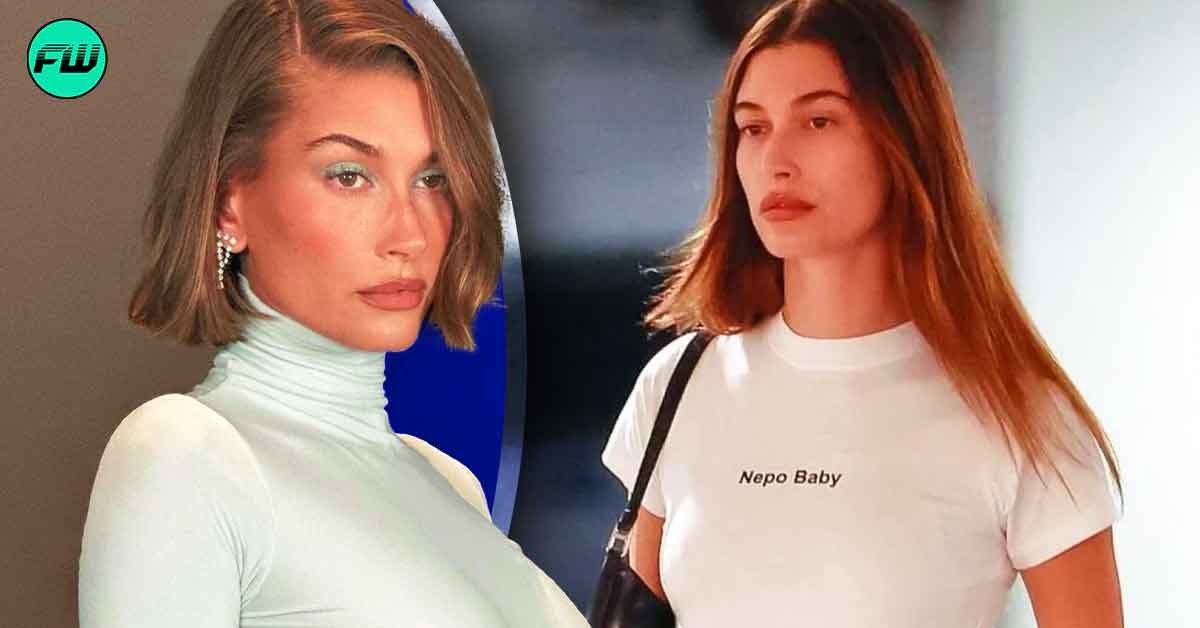 Hailey Bieber Explains Her Viral Nepo Baby T-Shirt Thought Process