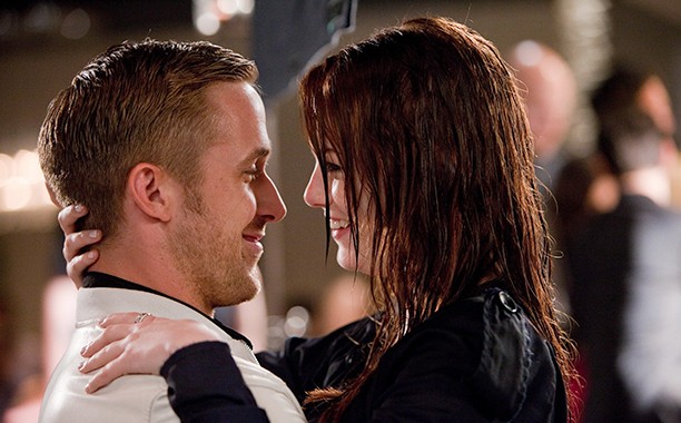 Ryan Gosling and Emma Stone in a still from the movie Crazy, Stupid, Love