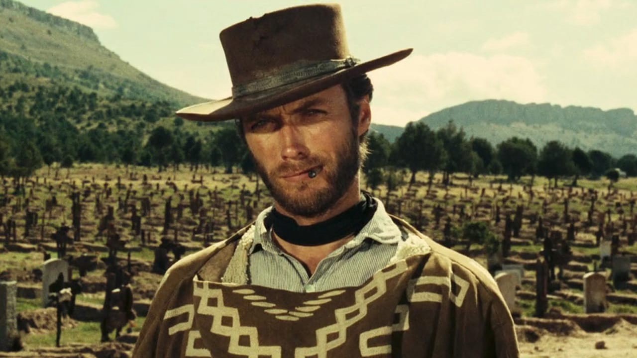 Clint Eastwood as the Man With No Name in the Dollars Trilogy