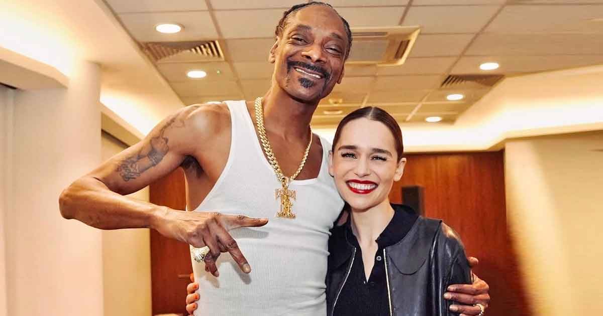 Emilia Clarke and Snoop Dogg
