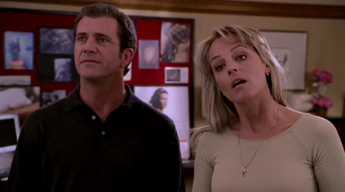 Mel Gibson and Helen Hunt in What Women Want