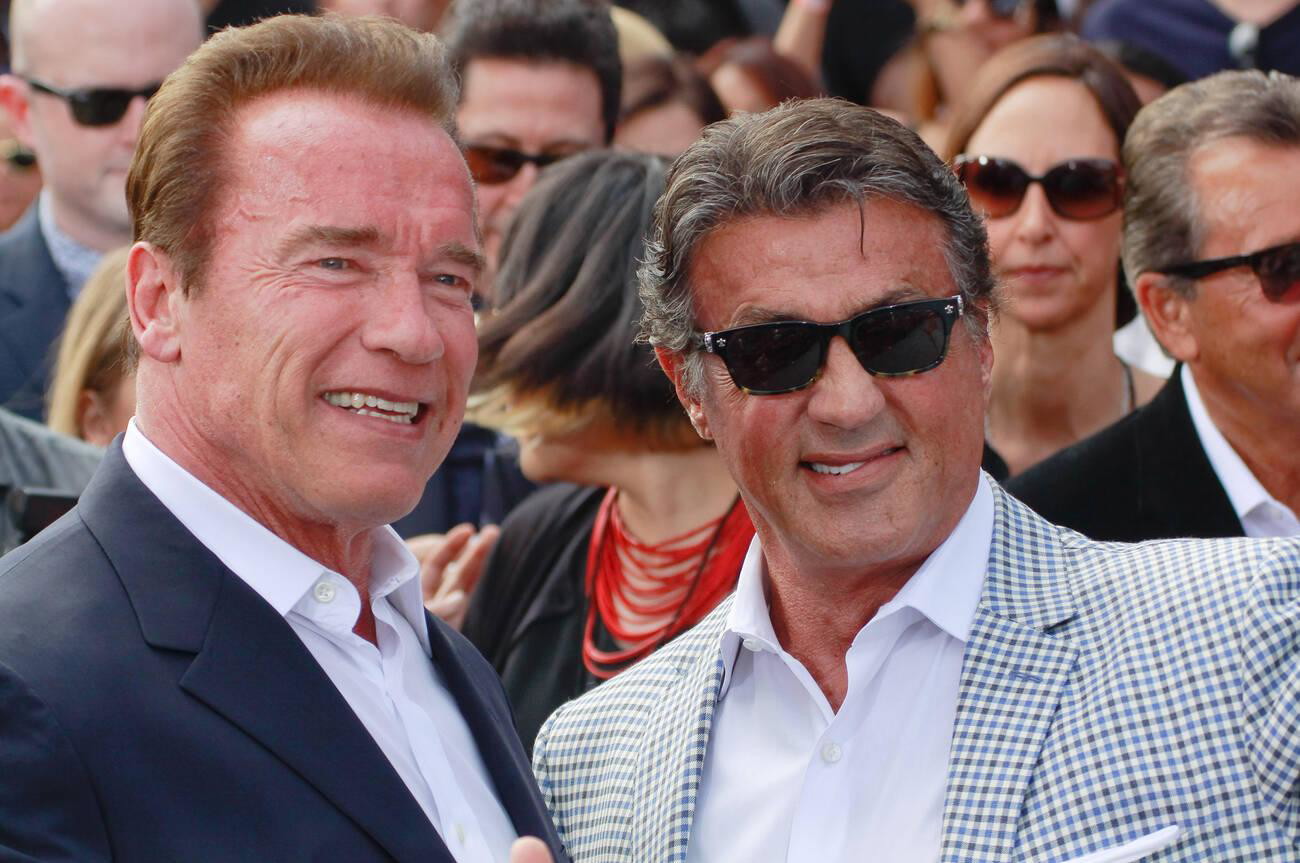 Arnold Schwarzenegger and Sylvester Stallone