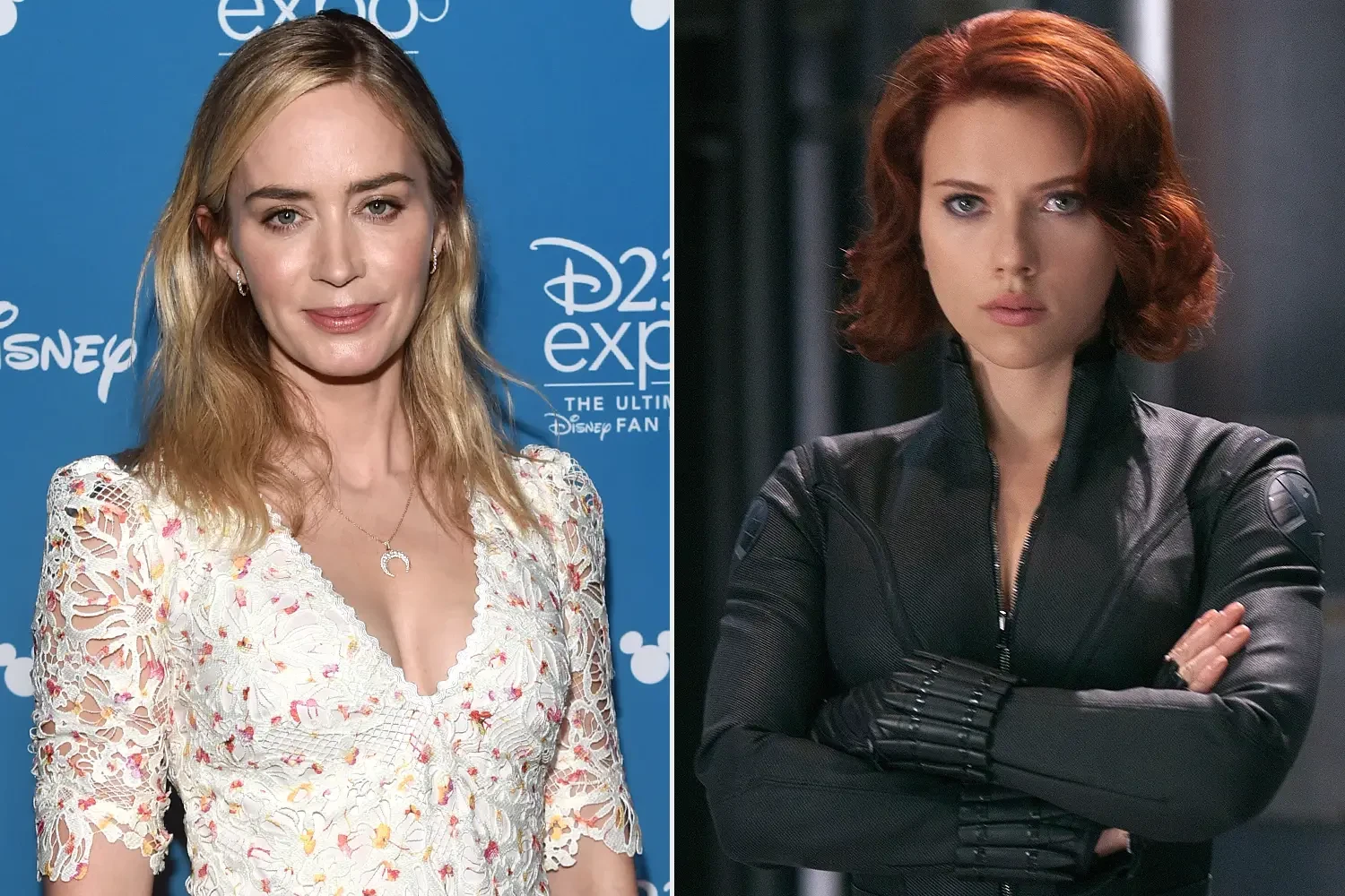 Blunt was the first choice to play Scarlett Johansson's Black Widow