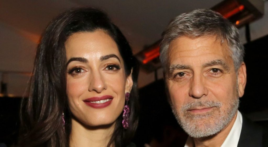 George Clooney and wife Amal Clooney 