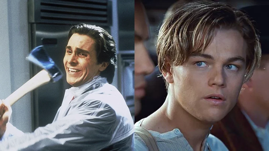 Christian Bale and Leonardo Di Caprio 