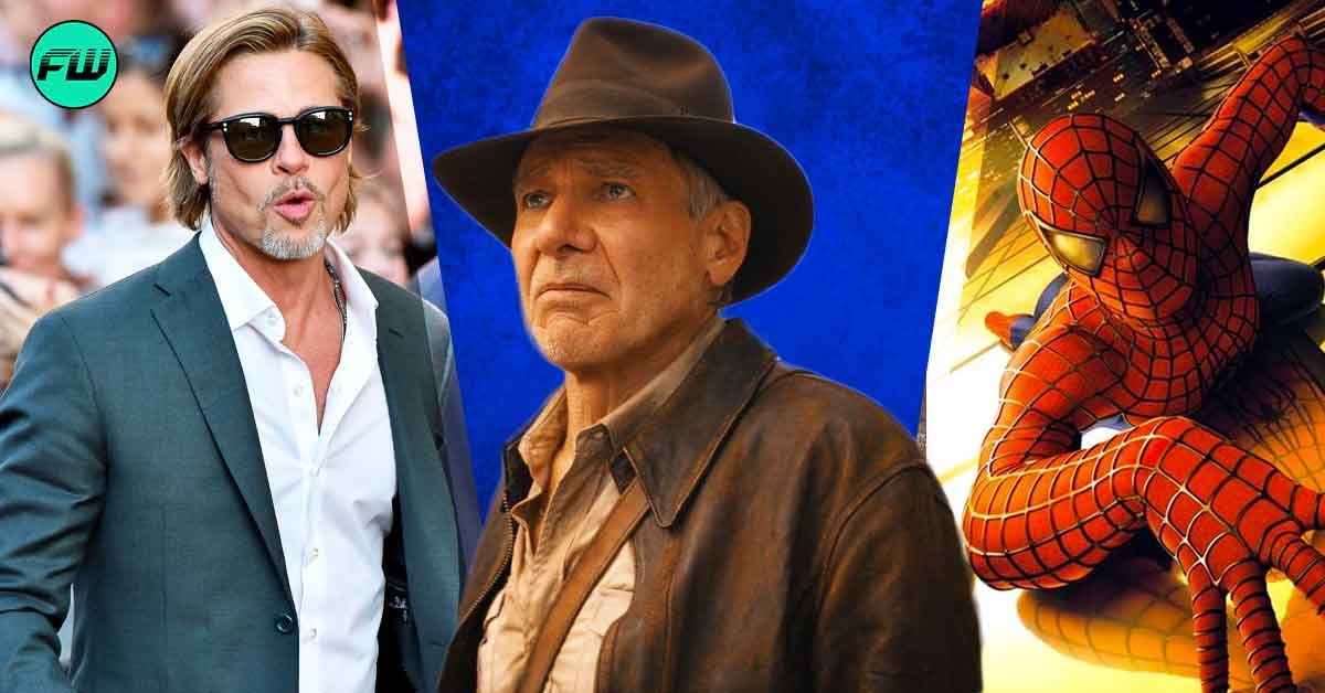 Harrison Ford's Indiana Jones Co-Star Left Brad Pitt's $487M Movie Reboot After Clashing With Spider-Man Actor