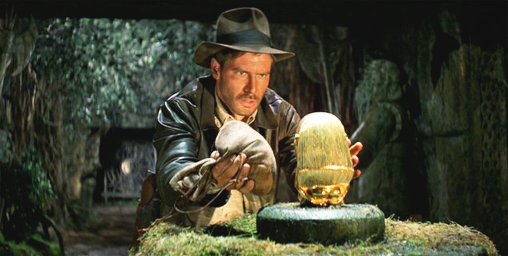 Harrison Ford in a still from the Indiana Jones franchise