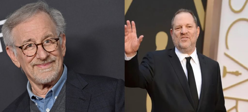 Steven Spielberg and Harvey Weinstein