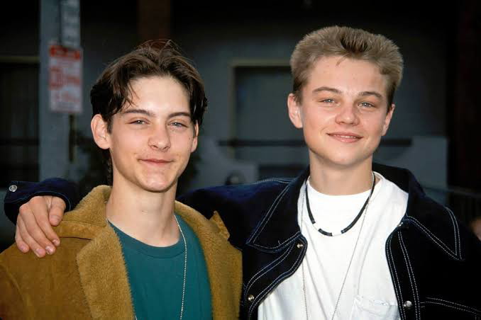 Tobey Maguire and Leonardo DiCaprio