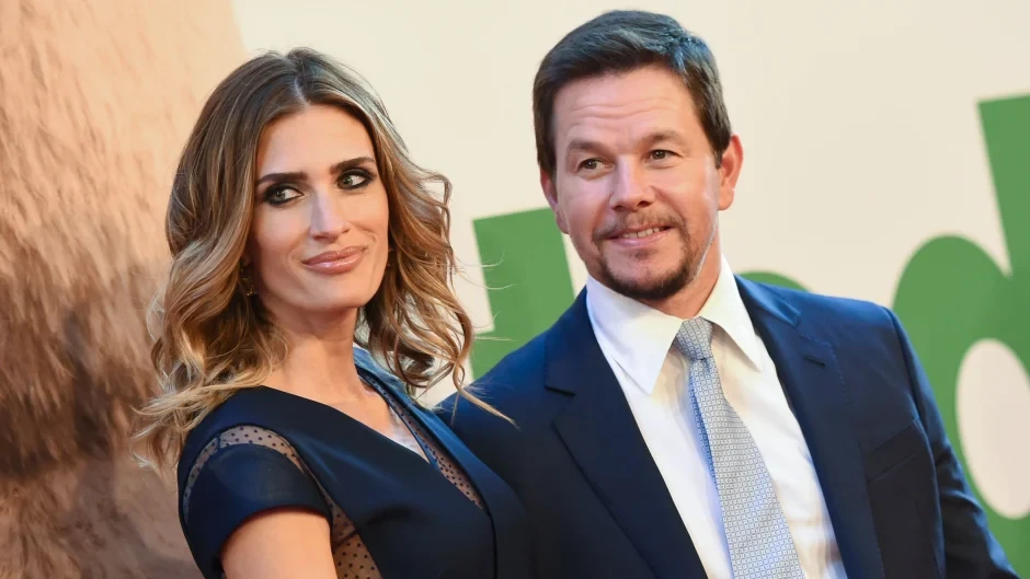 Mark Wahlberg with his wife, Rhea Durham