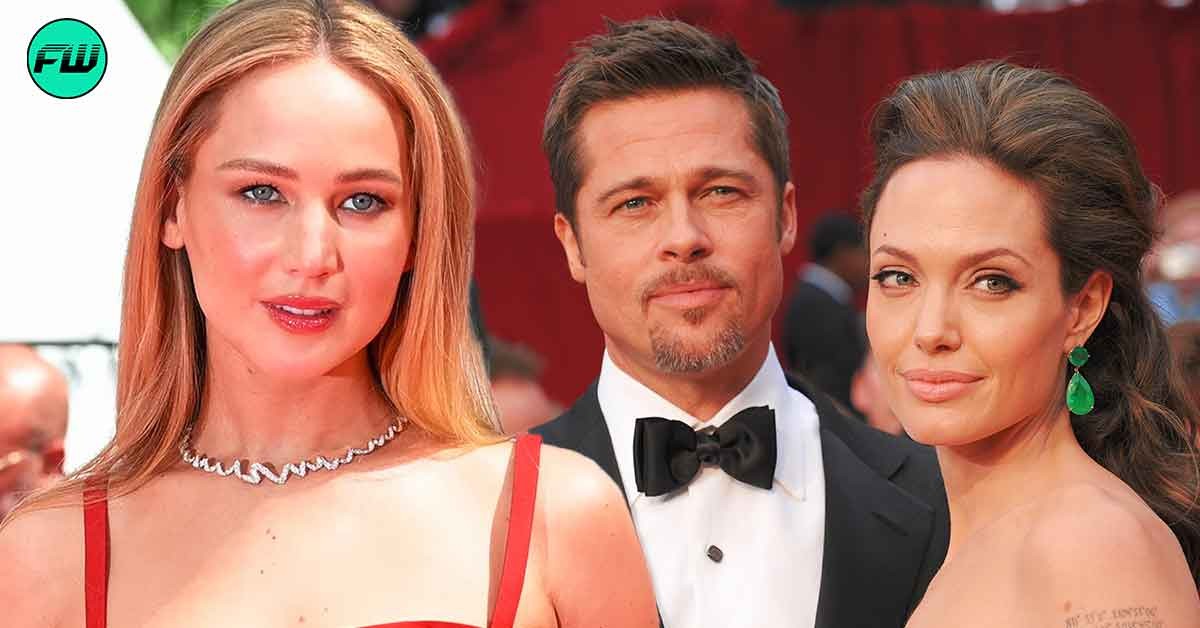 Jennifer Lawrence Did Not Have Enough Courage to Disturb Brad Pitt and Angelina Jolie When They Were Still in Love With Each Other