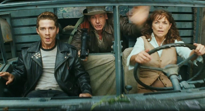 Shia LaBeouf, Harrison Ford and Karen Allen in Indiana Jones 5
