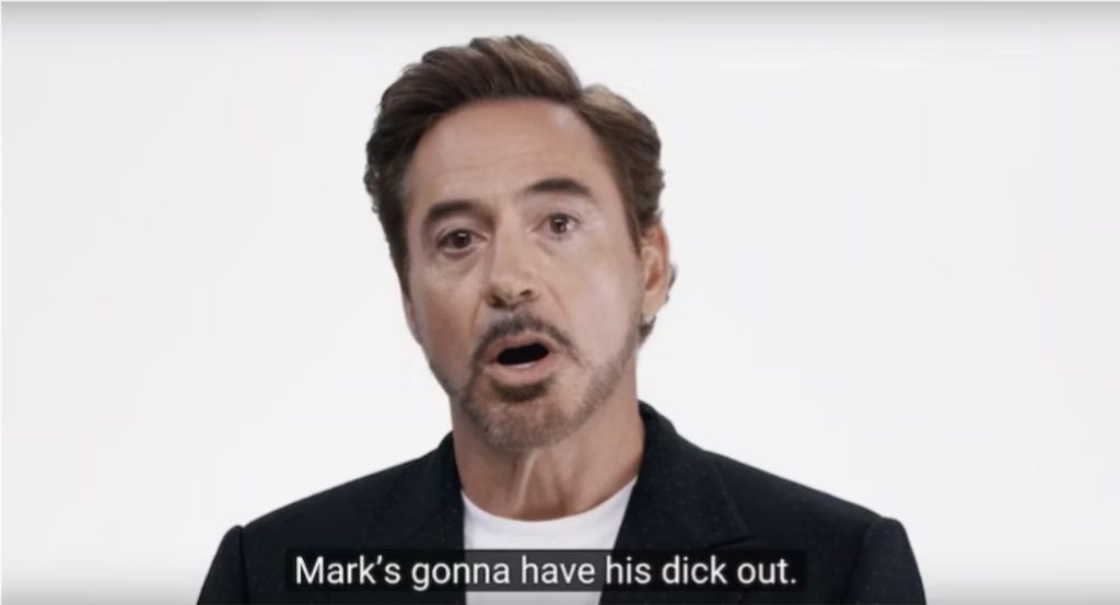 Robert Downey Jr Promised Mark Ruffalo Will be Naked (Source- YouTube)