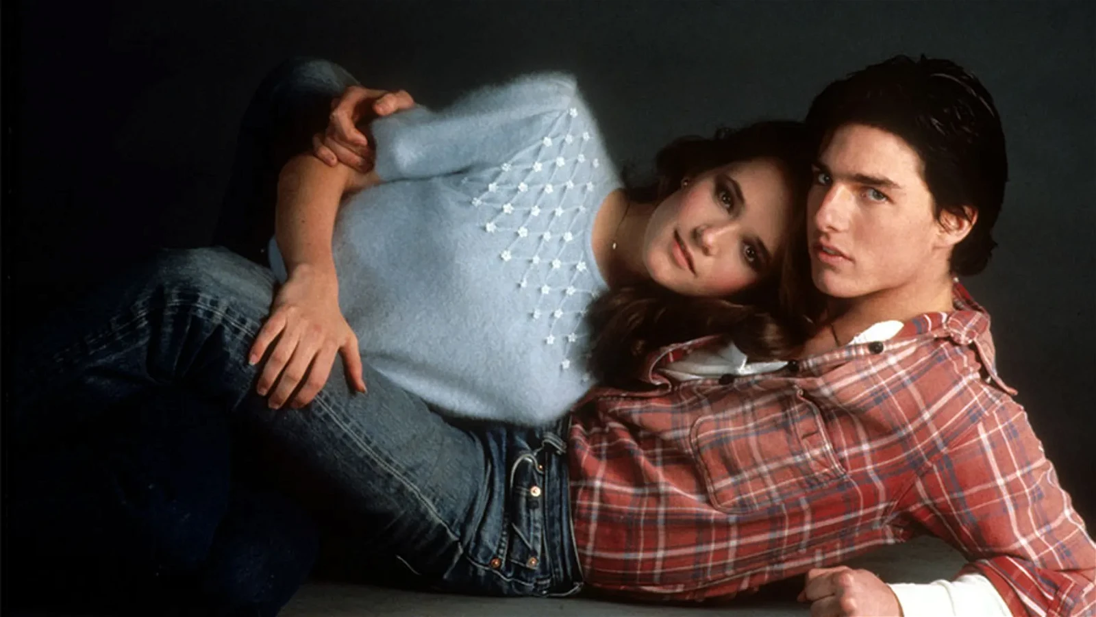 Lea Thompson with Tom Cruise in All the Right Moves